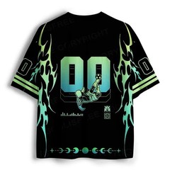 Bicycle Kick Electric Flare Illusion Mesh Jersey
