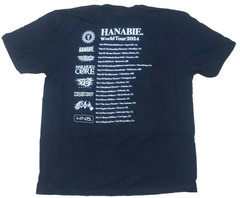 Hanabie. World Tour 2024 FacesTee XL Official Band T-Shirt