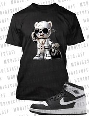 Big Tall Panda Bear 8X Greystone Tee Shirt to Match J1 Panda Graphic Hip Hop T