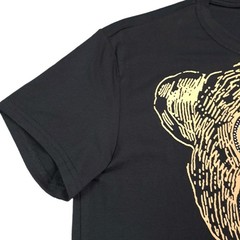 Heads Or Tails T-Shirt Size M Black Rhinestone Teddy Bear Goth Grunge Bling