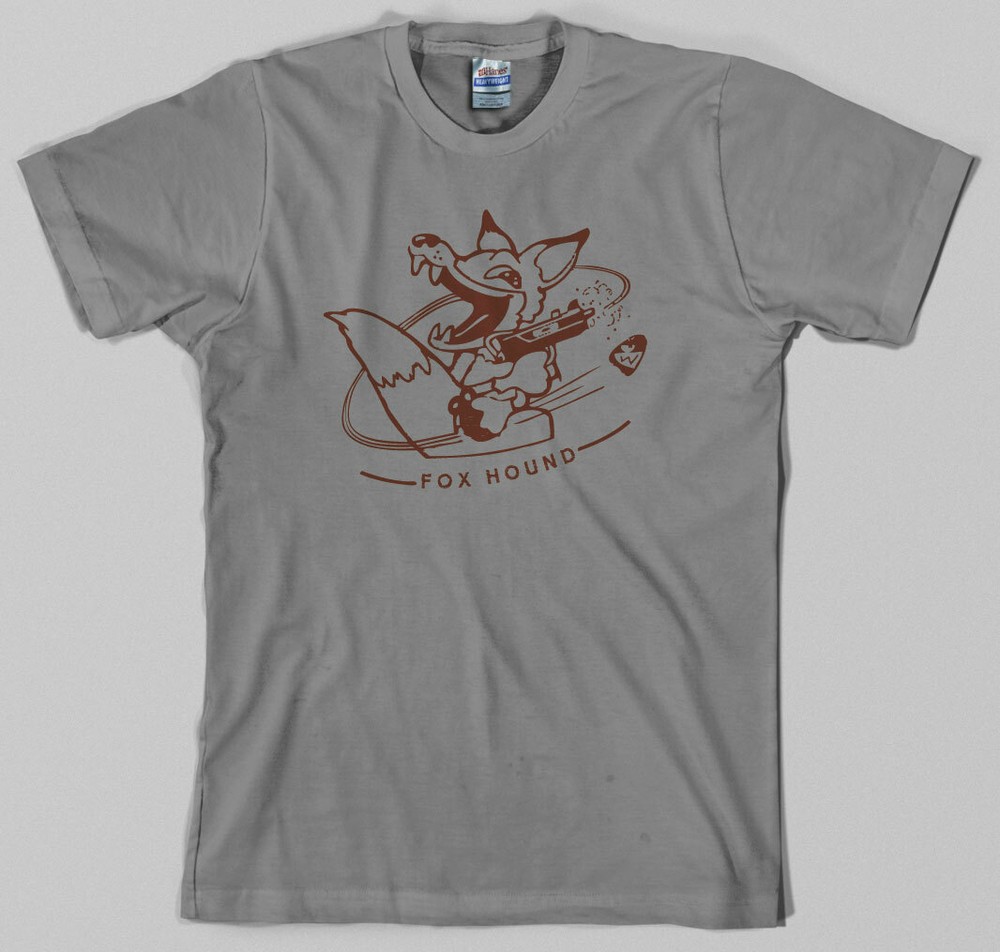 Foxhound T Shirt – metal gear solid, logo, solid snake, big boss, msx, nes, nint