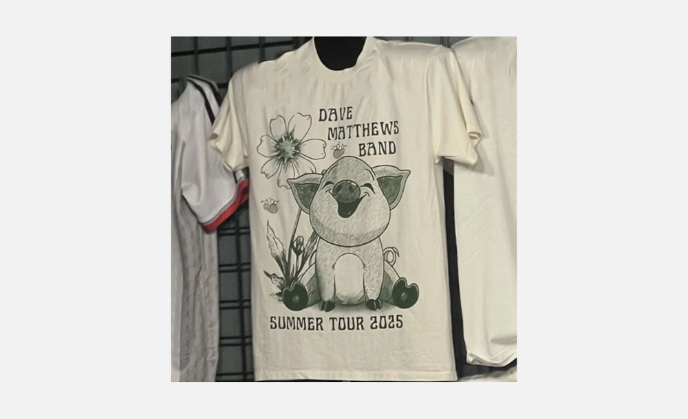 Dave Matthews Band Summer 2025 T-shirt Pig Genuine Tee Unisex Reprint
