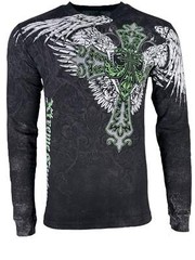 Xtreme Couture by Affliction Men’s T-Shirt Long View Biker Cross S-5XL