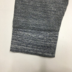VINCE Marled Blue/Gray’ish White Long Sleeve Ribbed Shirt Mens sz Small/XS
