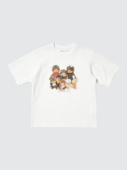 Monchhichi UNIQLO UT T-Shirts Tee Japan 100% Cotton Kawaii New women White