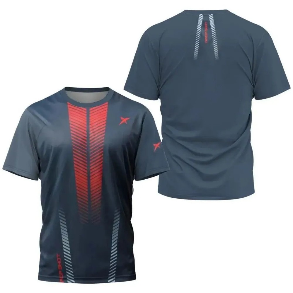 2025 summer new breathable sportswear Padel quick drying T-shirt outdoor men