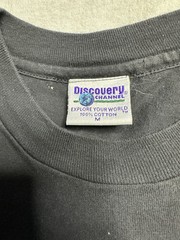 Discovery Channel CPU Motherboard Single Stitch Vintage T-Shirt 90s Med US