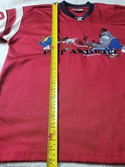 Platinum Fubu Fat Albert football jersey Y2K vintage Large junkyard gang 72