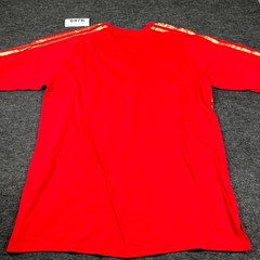 Southpole T Shirt Mens 5XB Red Cotton Gold Foil Graphic Crew Neck Hip Hop Casual