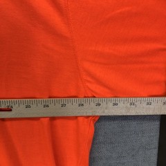 Berne Shirt Mens 4XLT Orange Long Sleeve Polyester Pocket Workwear Safety Tee