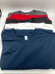 5 Pack American Apparel Unisex Heavyweight Cotton T Shirt Large Stylish AL1301