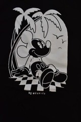 Neff X Disney Mens Mickey Mouse No Worries Graphic Black T-Shirt NWT S, M, L