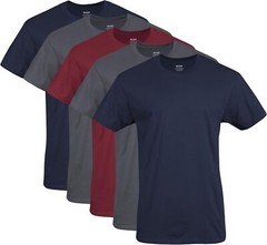 Multipack Men’s Crew Neck T-Shirts 100% Cotton Soft Breathable Tagless Durable