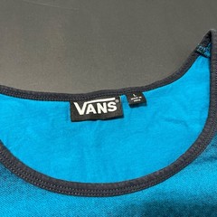 Vans Men’s L Stripe Skater Casual Outdoor Multicolor Blue Shirt Tank Top