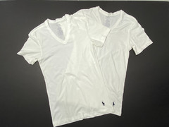 Polo Ralph Lauren Stretch Slim Fit T Shirt – Small – V Neck – 2 Shirts