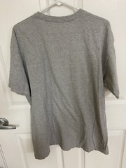 Universal Studios Gray Solid Graphic Short Sleeve Cotton Blend T-Shirt Adult XL