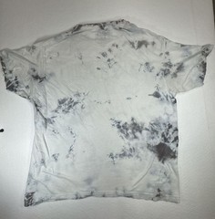 Led Zeppelin Zoso Symbols Grey Wash Tie-Dye Graphic T-Shirt