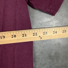 Dickies Skateboard T Shirt Mens Large Burgandy Pocket Grunge Preowned