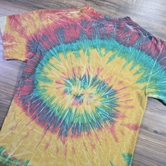 Vintage Hard Rock Cafe Jamaica Tee Large Tie Dye Power Pro Oneita Single Stitch