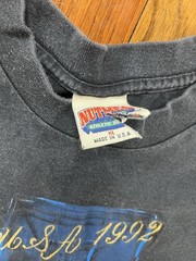 VTG 1992 USA Basketball Olympic Dream Team T-Shirt Men Sz XL Black Nutmeg Mills