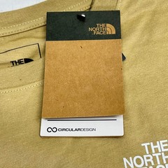 THE NORTH FACE Evolution Box NSE Regular Short Sleeve Shirt Men’s Sz L Khaki Sto