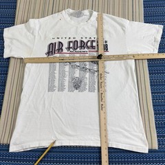 Vintage Air Force Academy Class Of 1998 Shirt Mens XL White Gear For Sports Tee