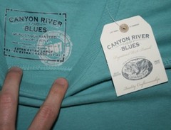 New XL Canyon River Blues Cotton T-Shirt Men’s Mans Crewneck Solid Graphic 1-727
