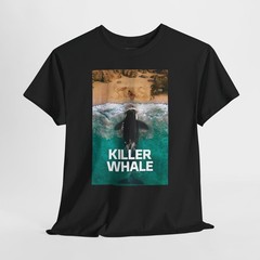 Killer Whale 2026 Retro Movie Poster Horror Unisex Graphic T-Shirt