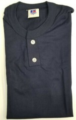 NEW Vintage Russell Athletic Blank 2 Button Henley T-shirt Mens El Salvador
