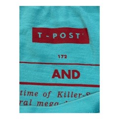 T-Post Astro Boy Graphic T-Shirt Size XL Teal Blue Issue 172 Anime Manga Retro