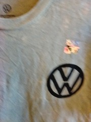 Volkswagen Men’s Short Sleeve T-Shirt Acid Wash Green Size MEDIUM Water Dog NWOT