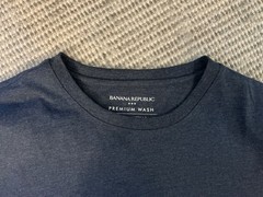 Banana Republic Premium Wash Men’s Tshirt Gray XL