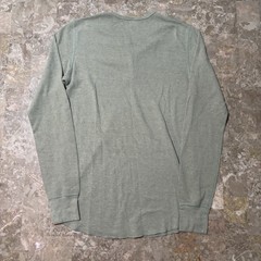 American Apparel Henley Mens Medium Sage Dexter Morgan Long Sleeve Kill Costume