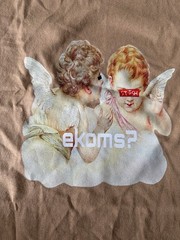 STV$H Unisex Cherub Angel Graphic Tee Tan Made In USA Size S