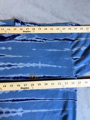 Vintage Hang Ten Men’s XL T-Shirt Blue Tie Dye Striped Single Stitch Surf Skate