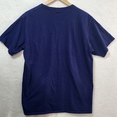Port & Company Navy Blue Handprint Graphic Tee Shirt Large Ring Spun Cotton
