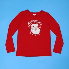 HOLIDAY TIME CHRISTMAS Long Sleeve Pullover Girl’s Size XL/XG(14-16). Red.