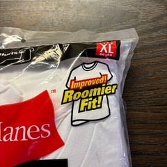 Vintage Hanes Undershirts Mens XL 46-48 White Crewneck 2135 Shirt 3 Pack Sealed