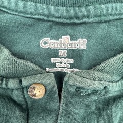 Carhartt Henley Shirt Mens Medium Green Navy 2 Pack Short Sleeve Pocket Work