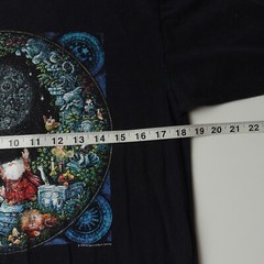 Vintage 90s The Astrologer Bill Bell Wizard Long Sleeve T Shirt Size Small 1998