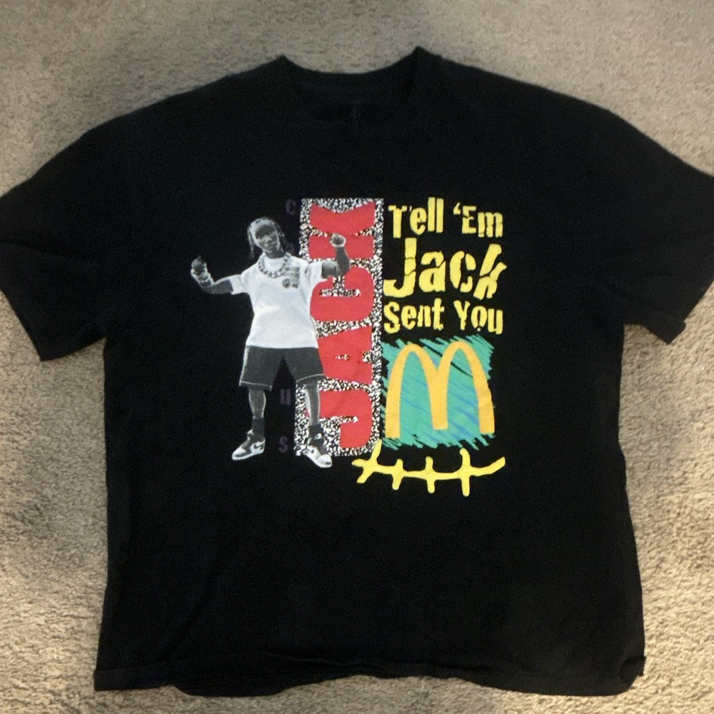 Travis Scott Cactus Jack Men’s T-Shirt XL Black Tee