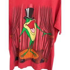 Vintage Michigan J. Frog Double Sided Tee 90s Warner Bros. Changes Shirt SZ L