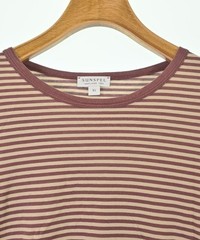 SUNSPEL T-shirts/Cut & Sewns BrownxBeige(Border) XL 2200697414014