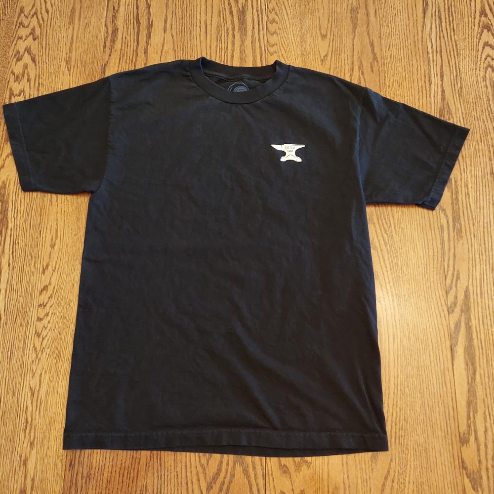 Sketchy Tank Adult Medium Black Graphic Tee Holding It Down