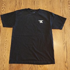 Sketchy Tank Adult Medium Black Graphic Tee Holding It Down