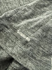 Athletic Works DriWorks Basic T-Shirt Mens XL Gray Long Sleeve Crew Neck Tee