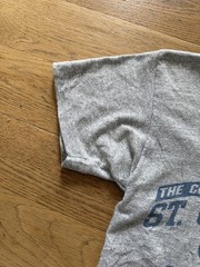 80s Champion St. Catherine College Athletic T-Shirt Gray Sz S Crew Neck