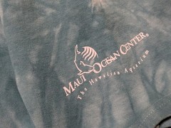 The Mountain Mens T-shirt Vintage 2002 Blue “Shark Attack” Leather Tag XL #6511