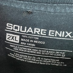 Square Enix Final Fantasy XV Shirt Mens 2XL Black Graphic Print Short Sleeve