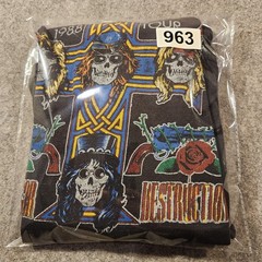 Vintage Guns N Roses Shirt Mens XL Black 1988 Tour Appetite For Destruction Band